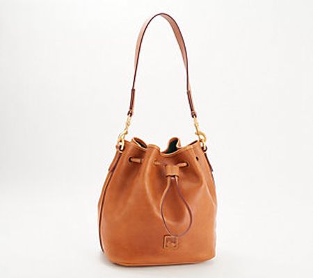 As Is Dooney & Bourke Florentine Leather DrawString Bag