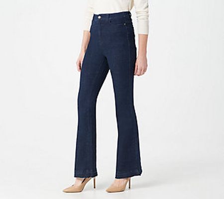 As Is Du Jour Petite Flare Jeans_with Seam Detail