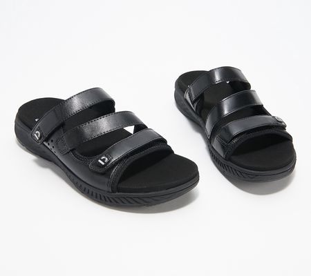 As Is Earth Leather Sport Sandal Slide - Mira Loures