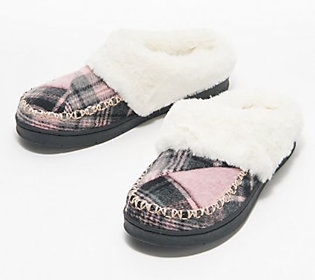 As Is Earth Origins Faux Fur Clog Slippers - Whitney