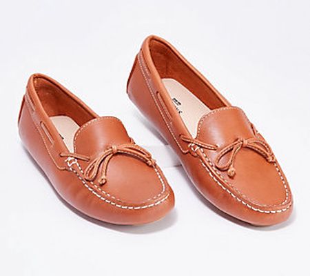 As Is Earth Origins Leather Driving Moccasins - Monarch