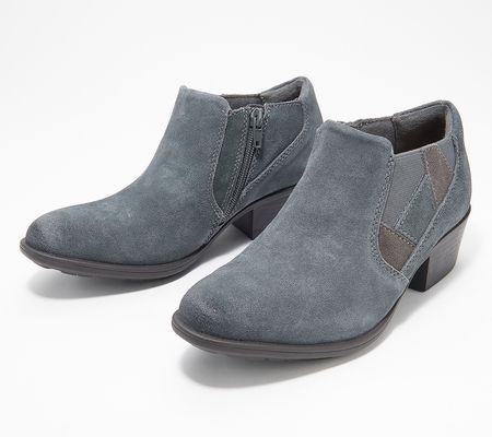 As Is Earth Origins Leather or Suede Booties- Christine
