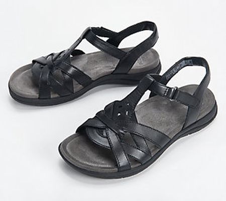 As Is Earth Origins Leather Strappy Sandals - Sylvie