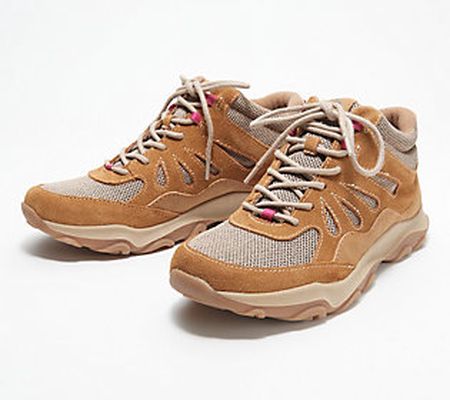As Is Earth Origins Suede & Mesh Hiking Shoes - Tristan