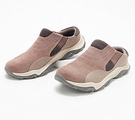 As Is Earth Origins Suede Sport Clogs- Taya