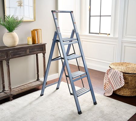 As Is EMPOWER Ultraslim 4-Step Lightweight Aluminum Ladder