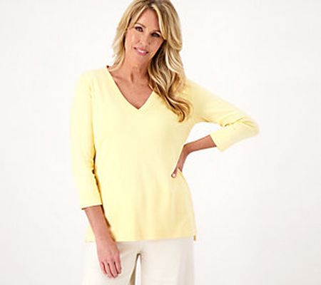 As Is Encore by Idina Menzel Cross Over V-Nk3/4 Sleeve Top