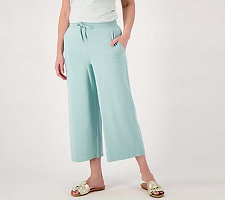 As Is Encore by Idina Menzel Petite Wide Leg Pull-On Pant