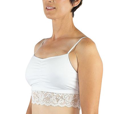 As Is Everviolet Astrid Jersey Bralette with Lace