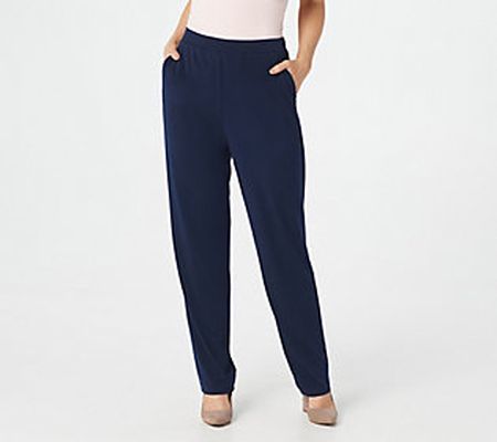 As Is Every Day by Susan Graver Petite Liquid Pull-On Pants