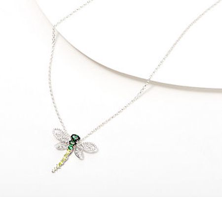 As Is Fado Sterling Silver Dragonfly Pendant