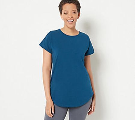 As Is Form & Line by Universal Standard Knit Short Sl Tee