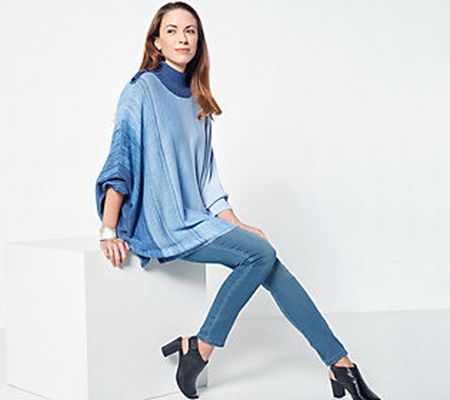 As Is G.I.L.I. Ombre Pop Over Sweater