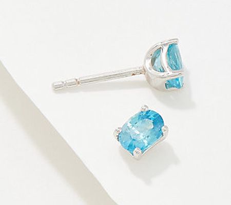 As Is Generation Gems Exotic Gemstone Oval Studs, Sterling