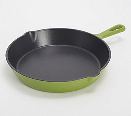 As Is Geoffrey Zakarian 10" Colored Cast-Iron Skillet