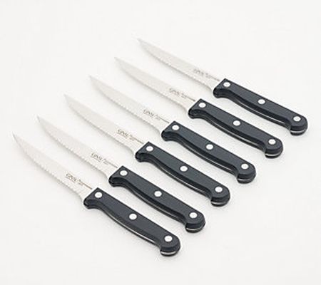 As Is Ginsu Kiso 6-piece Stainless SteelSteak Knife Set