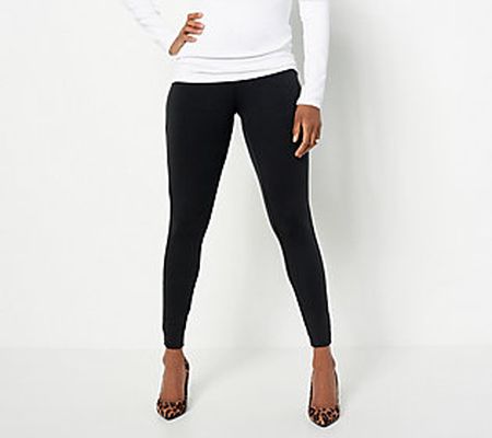 As Is Girl with Curves Petite Essentials Knit Crepe Leggings