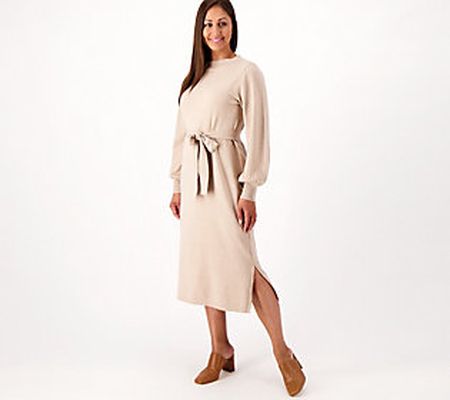 As Is Girl With Curves Petite Funnel NeckSweater Dress