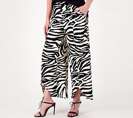 As Is Girl With Curves Regular Tulip Hem Crop Pants