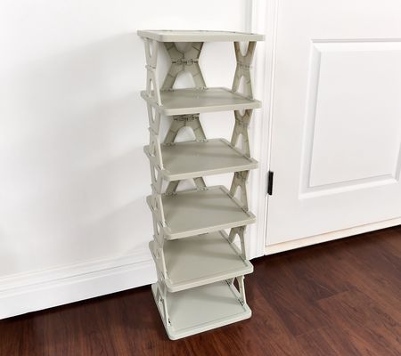As Is Home 365 6-Tier Collapsible Storage Rack