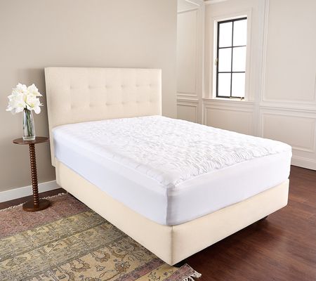 As Is Home Reflections Waterproof Mattress Pad - Queen