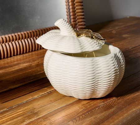 As Is HomeWorx by Slatkin & Co. 14oz White Pumpkin Candle