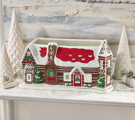 As Is HomeWorx by Slatkin & Co. Gingerbread Village