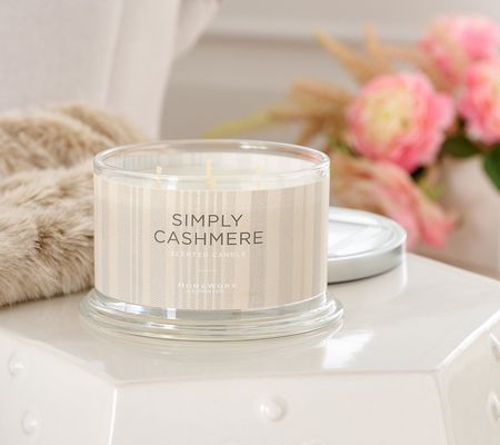 As Is HomeWorx by Slatkin & Co. Simply Cashmere Candle