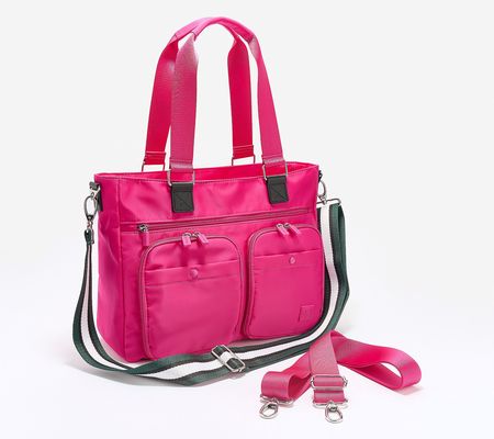 As Is IHKWIP Cargo Catchall Tote with Two Crossbody Strap