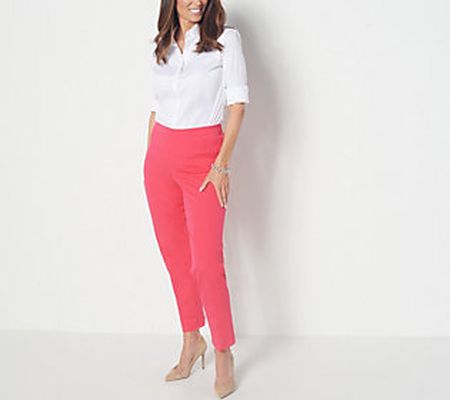 As Is Isaac Mizrahi Live! Regular 24/7Stretch Ankle Trousers