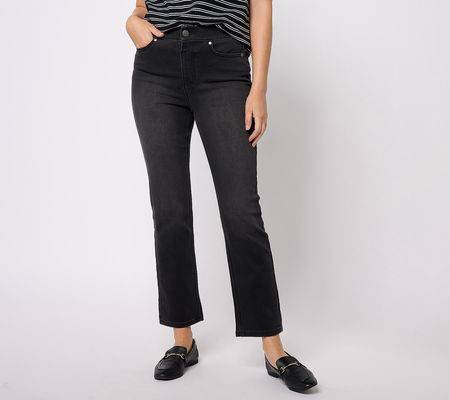 As Is Isaac Mizrahi Live! Tall Black Divine Pull On Jeans