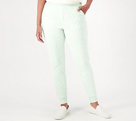 As Is Isaac Mizrahi Live! Tall SOHO Quilted Knit Jogger