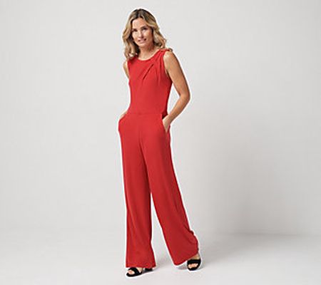 As Is J Jason Wu City Knit Sleeveless Jumpsuit