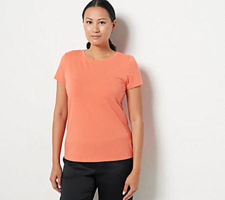 As Is J Jason Wu Short Sleeve Knit Crew Neck Tee