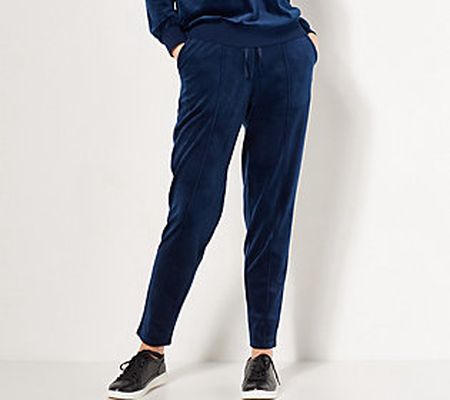As Is J Jason Wu Tapered Knit Velour Jogger