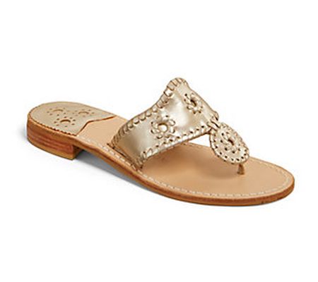 As Is Jack Rogers Whipstitch Flat Sandal - Jack