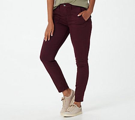 As Is Jen7 by 7 for All Mankind MilitaryAnkle Skinny Jeans