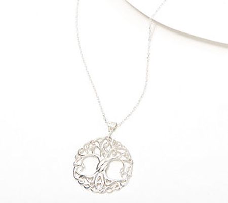 As Is JMH Jewellery Sterling Celtic Tree of Life Pendant