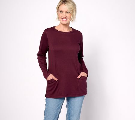 As Is Joan Rivers Interlock Tunic with Pocket