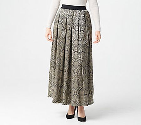 As Is Joan Rivers Regular Tapestry Maxi Skirt
