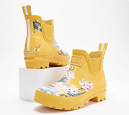 As Is Joules Waterproof Ankle Rain Boots - Wellibob