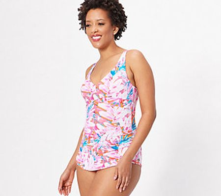 As Is Kim Gravel x Swimsuits For All Sarong One-Piece
