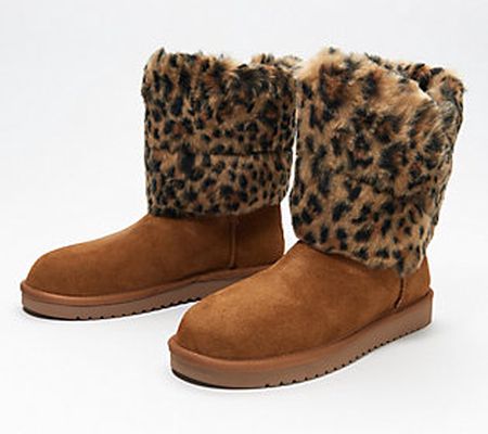 As Is Koolaburra by UGG Faux Fur Short Winter Boot