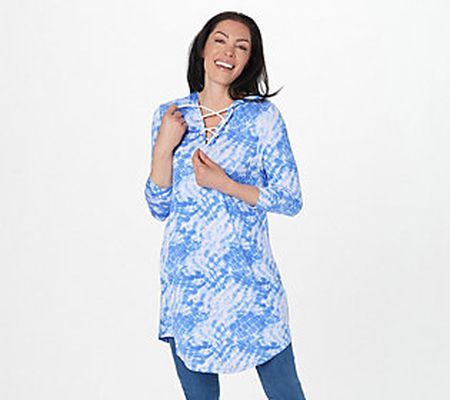 As Is Koolaburra by UGG French Terry 3/4 Slv.Hooded Lounger