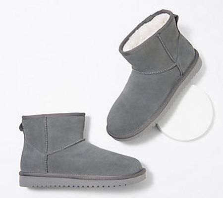 As Is Koolaburra by UGG Suede Mini Boots- Koola