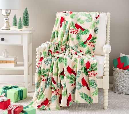 As Is Kringle Express Oversized NostalgicPrint Throw