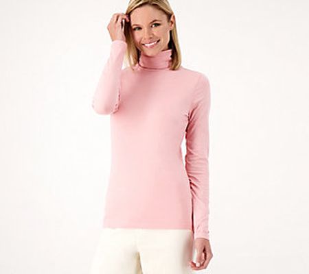 As Is Lands End Petite Long Sleeve Knit Turtleneck