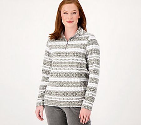As Is Lands' End Regular Fleece Quarter ZipPullover