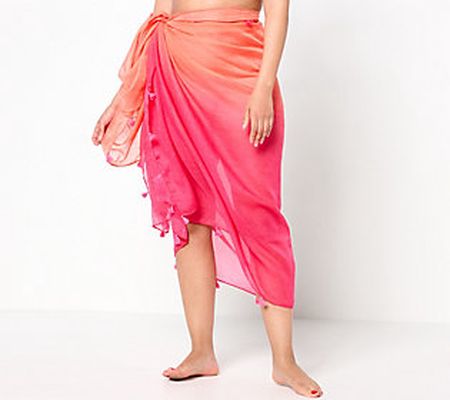 As Is Lands End Sarong Cover Up