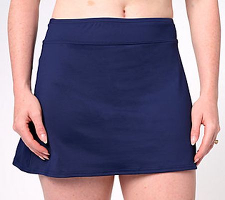 As Is Lands' End Swim Skirt with AttachedBrief-CoreColor